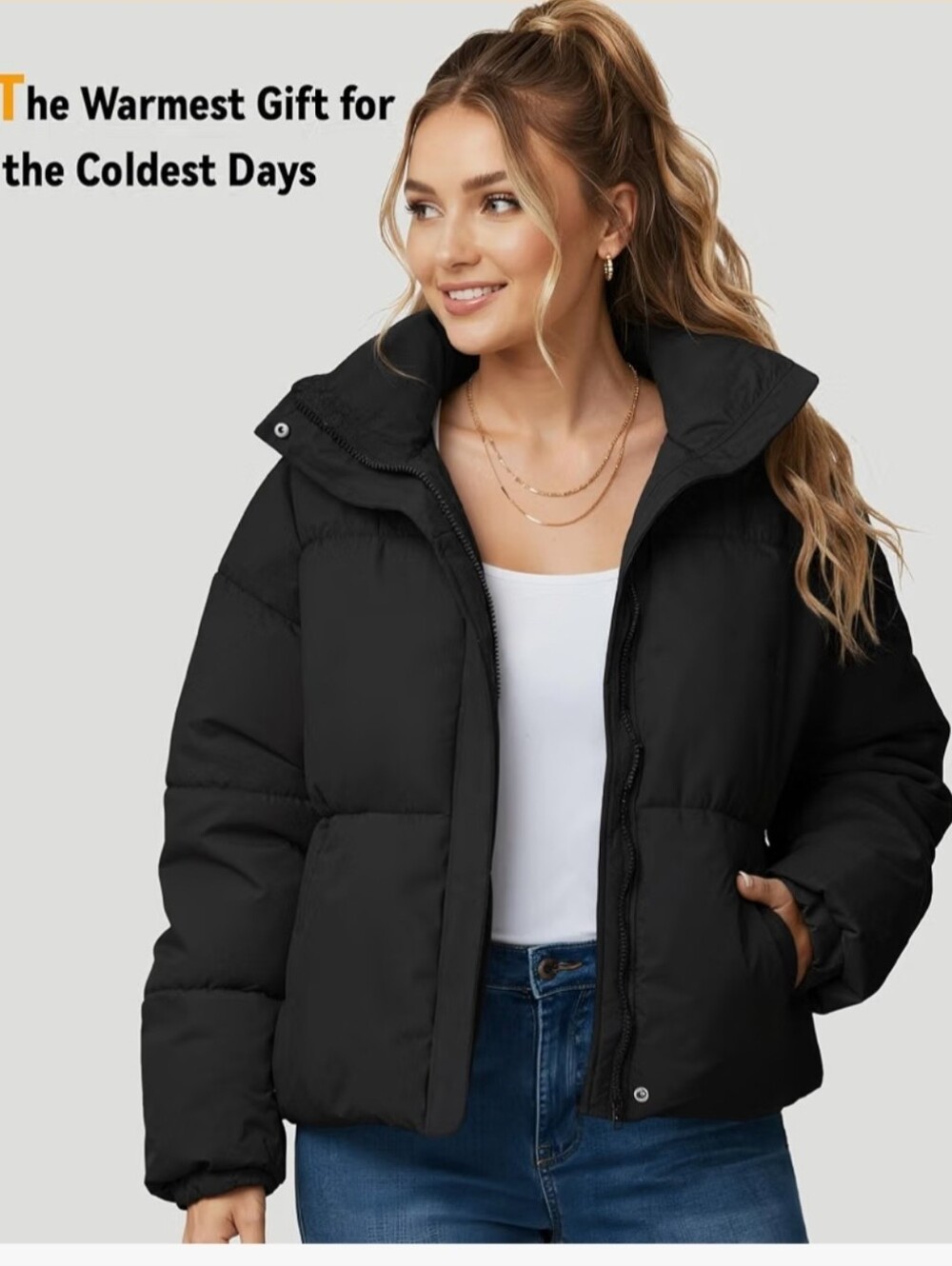 NWT Genovega Graphene 12V Heated Puffer Jacket + Battery Black XL